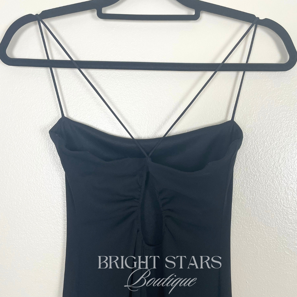 Rare Vintage Black Dress Alt ASO Rachel Green Friends Womens Mini Event Party - Picture 6 of 6